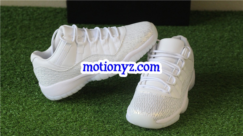 Air Jordan 11 Low GS Frost White PRM Heiress